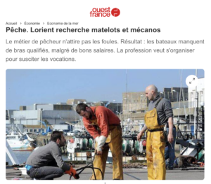 Extrait d'article accompagné de matelos